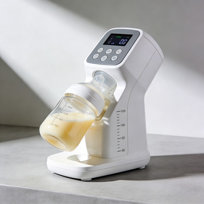 Shaker per latte di tipo inclinabile